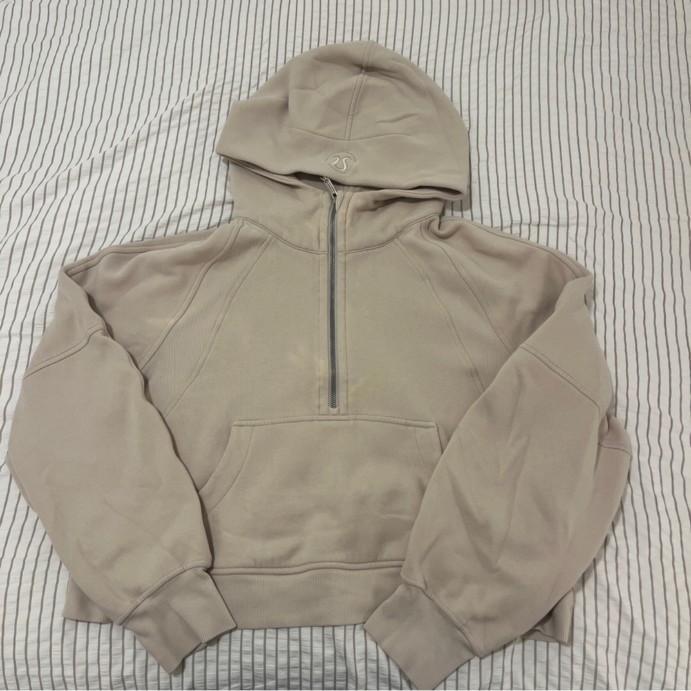 Lululemon Scuba Half Zip - Natural Ivory